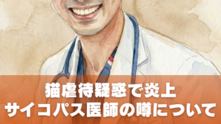 猫虐待疑惑で炎上｜銀座まいにちクリニック院長山本悠太はサイコパスなのか？