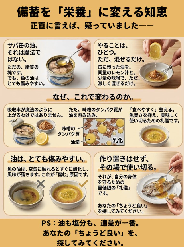サバ缶　備蓄